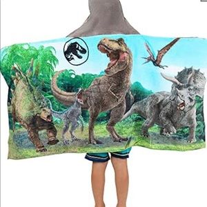 Jurassic World Hooded Towel Wrap, 24 in x 50 Kids Africa.